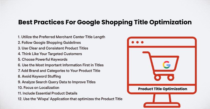 Google Shopping Title Optimization