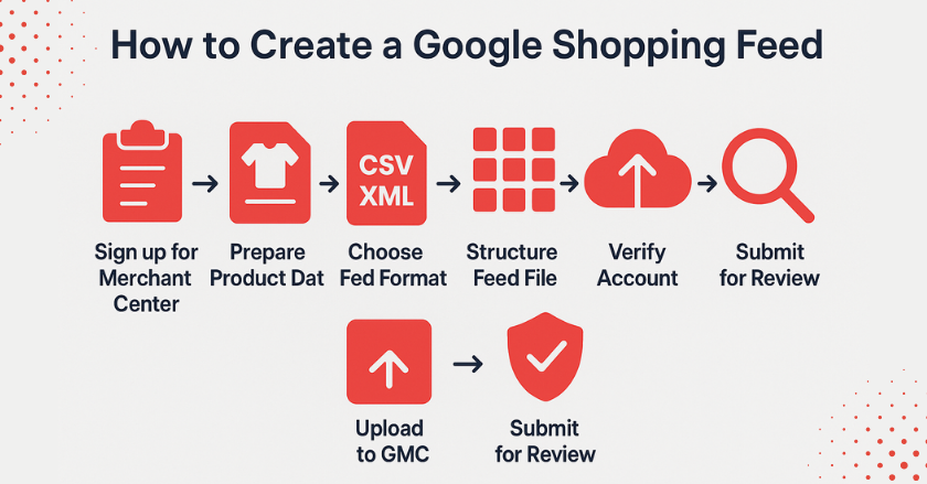 Steps to create shopping feed for shopify