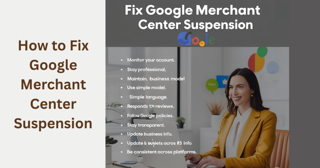 fix Merchant Center Suspension