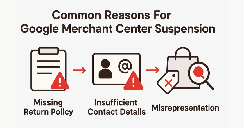 Reasons for Google Merchant Center Suspension