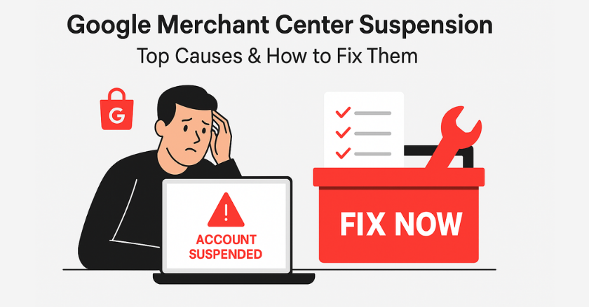 Google Merchant Center suspension