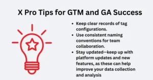 xPro Tips for GTM and GA Success