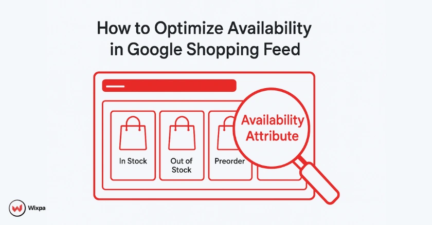Optimizing availability attributes in Google Shopping feed dashboard view