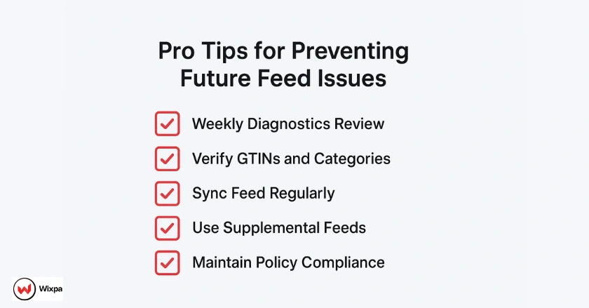Checklist of best practices to prevent Google Shopping feed issues in Shopify