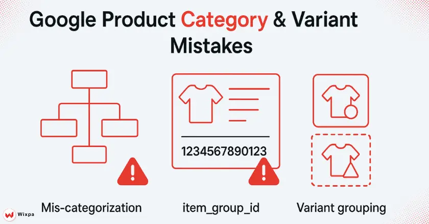 Google Product Category & Variant Mistakes