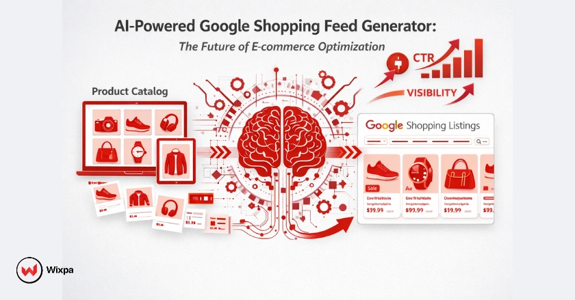 AI-powered Google Shopping feed generator optimizing product data for better visibility and sales